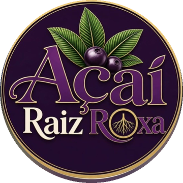 Logotipo Açaí Raiz Roxa